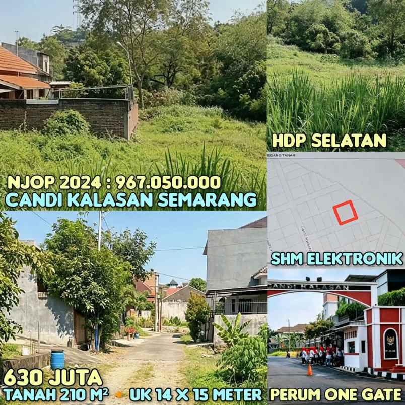 dijual tanah di candi kalasan mayaran semarang