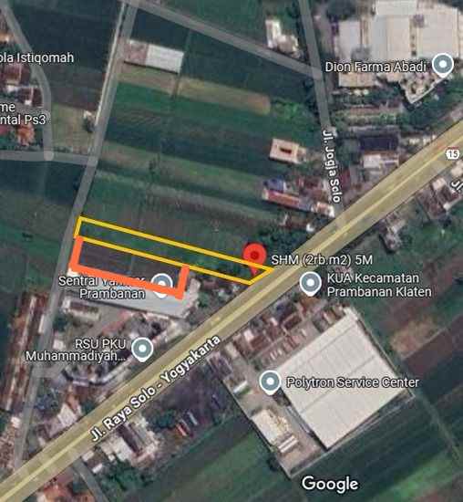 dijual tanah di klaten