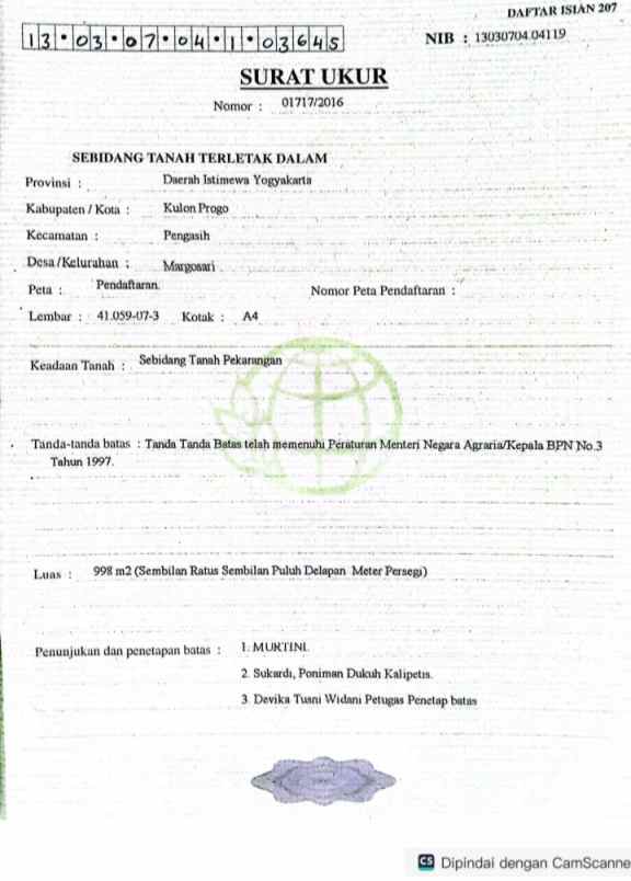 dijual tanah dijual tanah di kalipetir
