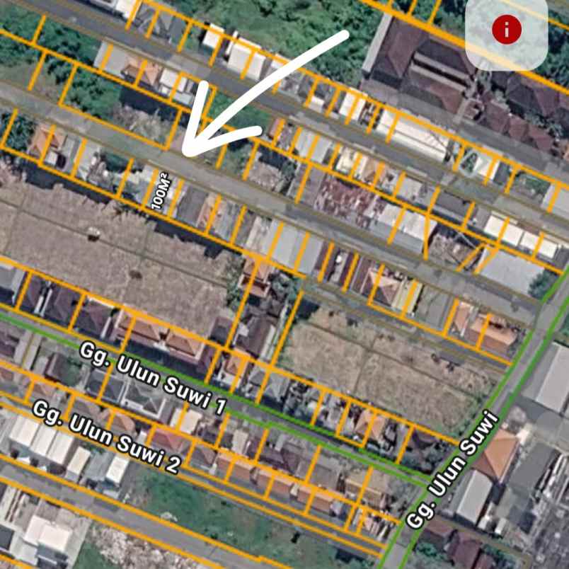 dijual tanah gg ulun suwi
