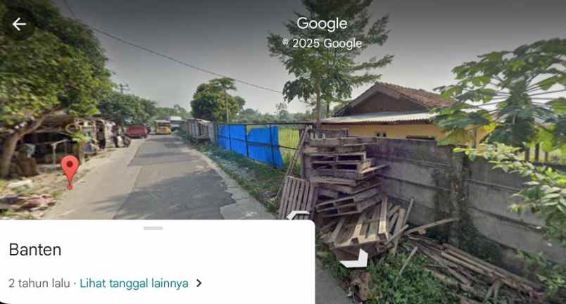 dijual tanah jalan desa pasir muncang