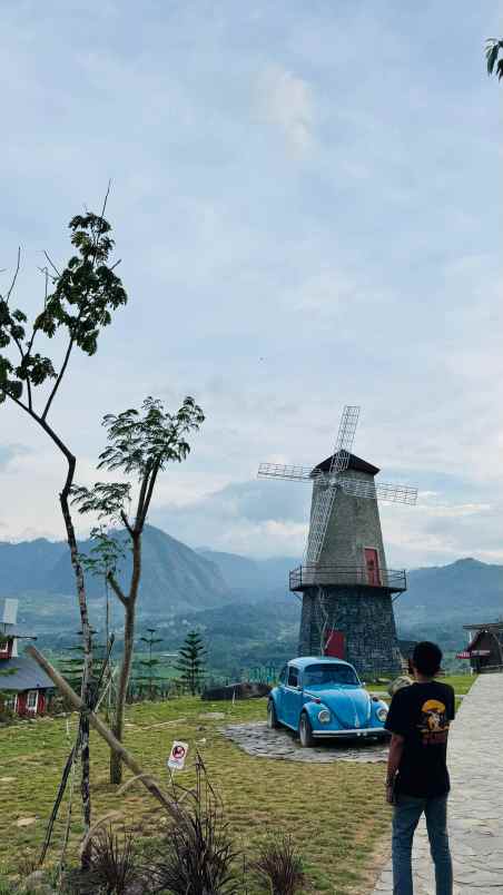dijual tanah jalan raya puncak dua