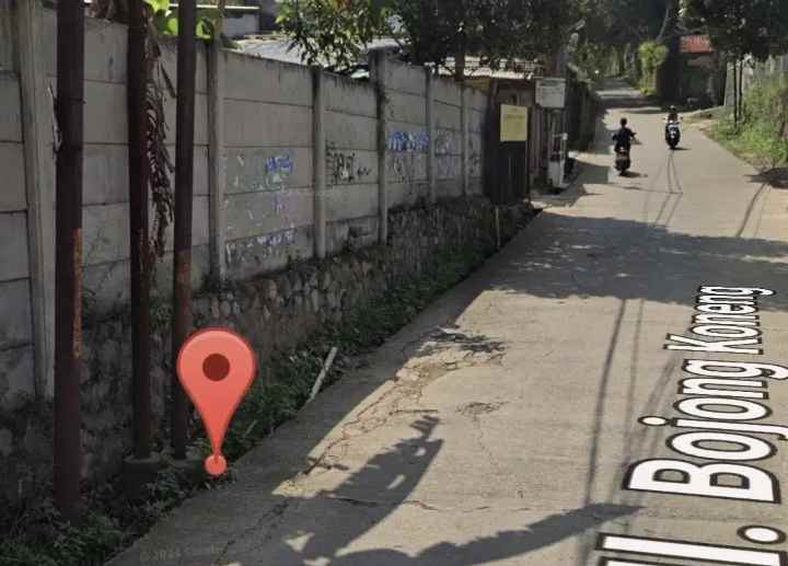 dijual tanah jl bojong koneng atas