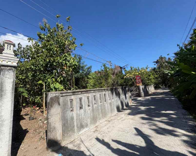 dijual tanah jl klangon tempel gedongan