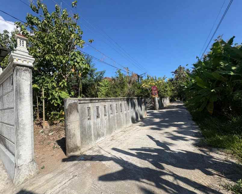 dijual tanah jl klangon tempel gedongan