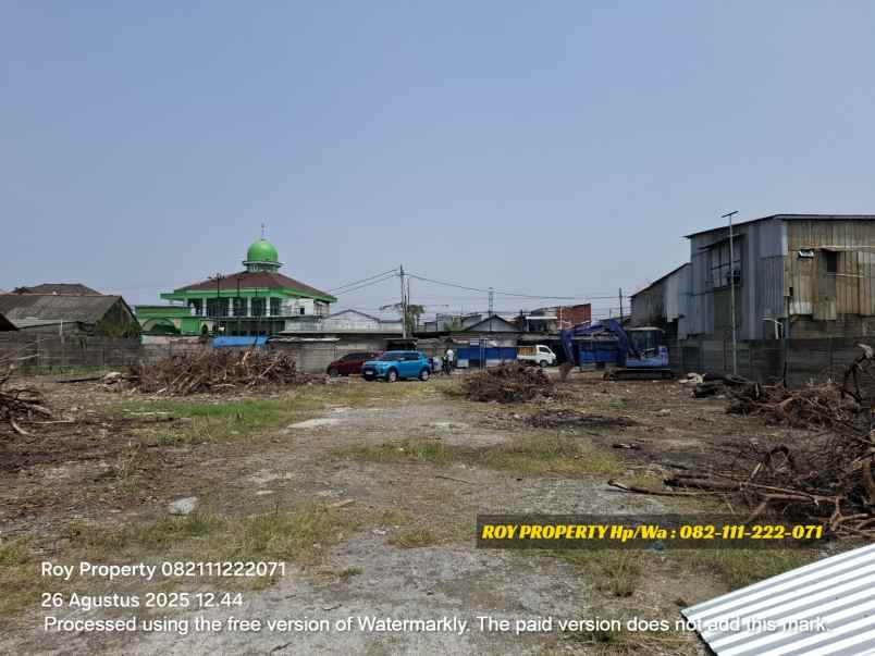 dijual tanah jl marunda makmur