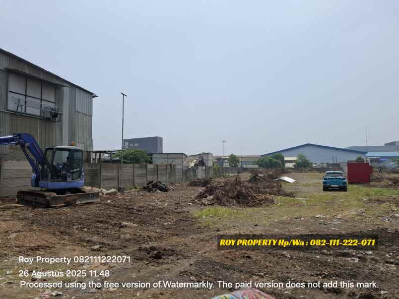 dijual tanah jl marunda makmur