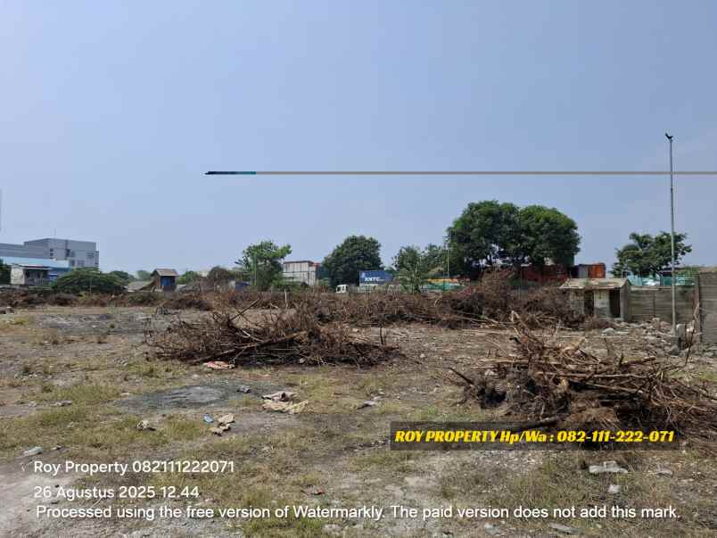 dijual tanah jl marunda makmur