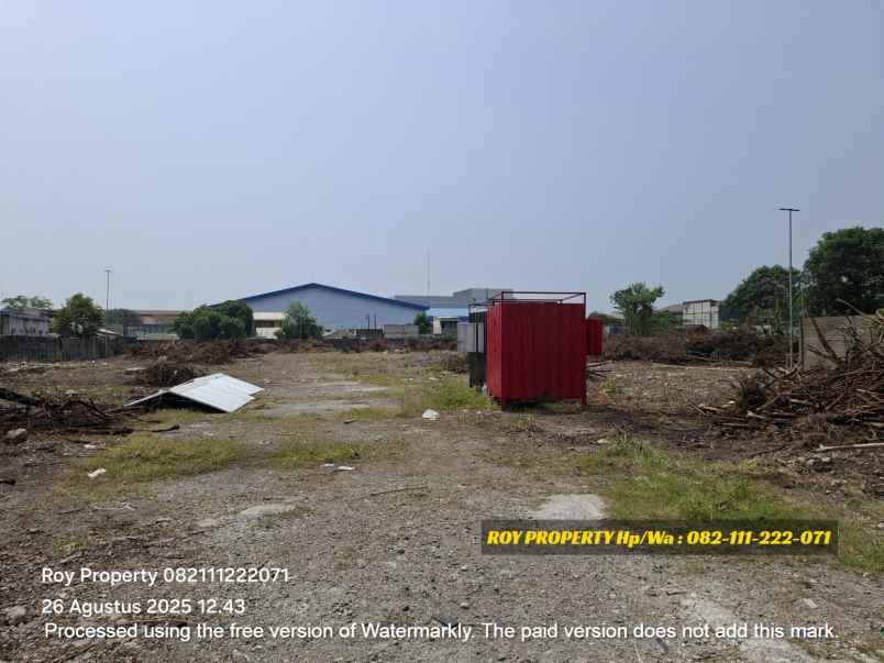 dijual tanah jl marunda makmur