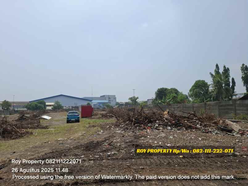 dijual tanah jl marunda makmur