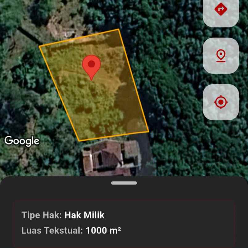 dijual tanah jl mertasari