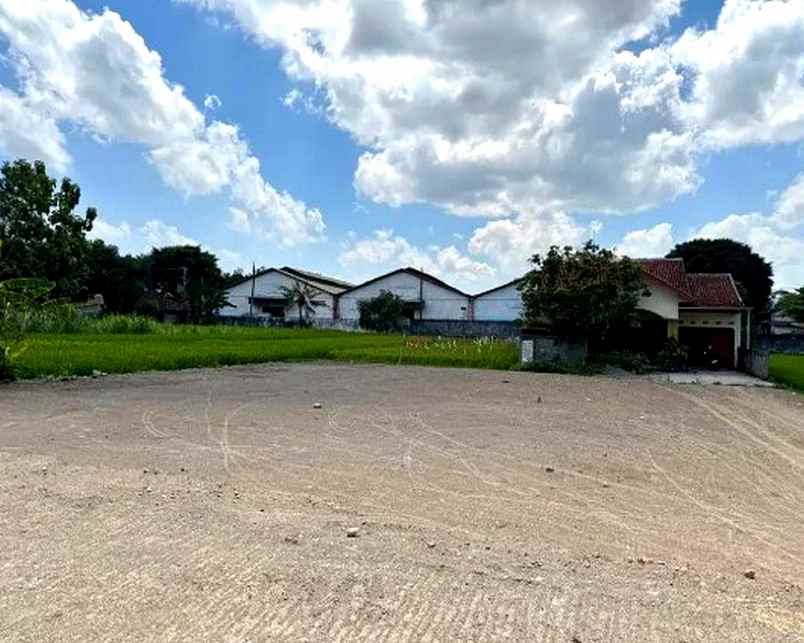 dijual tanah jl raya berbah kalasan