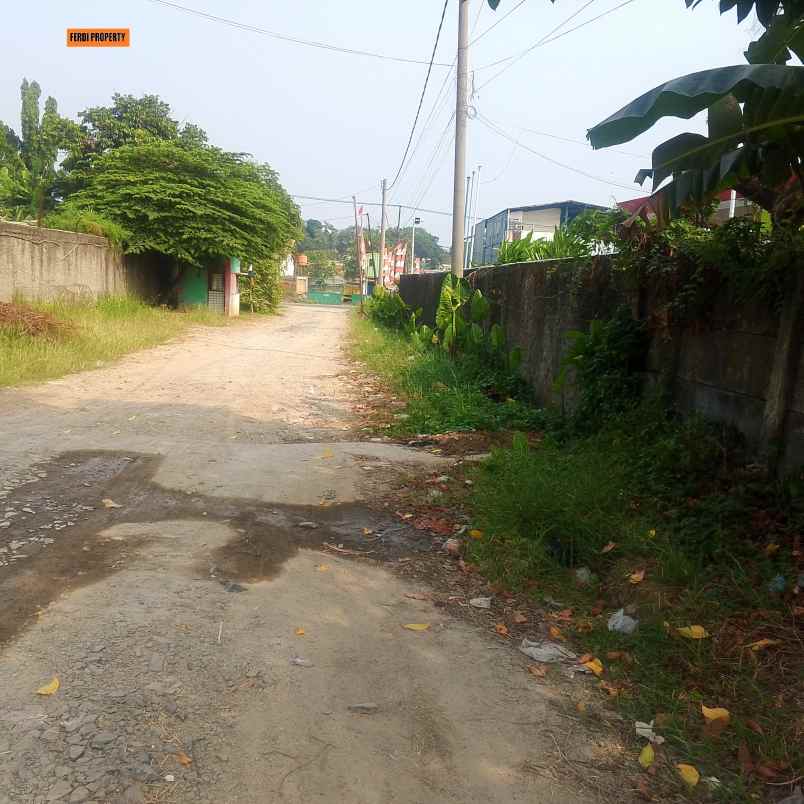 dijual tanah jln brigade gunung putri