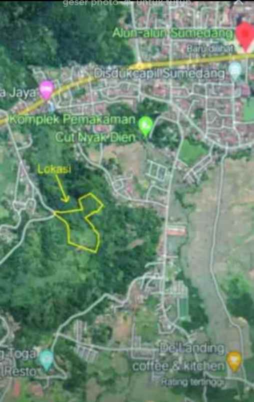 dijual tanah jln parigi
