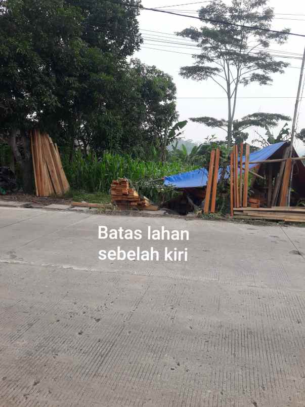 dijual tanah jln plta saguling cibanteng