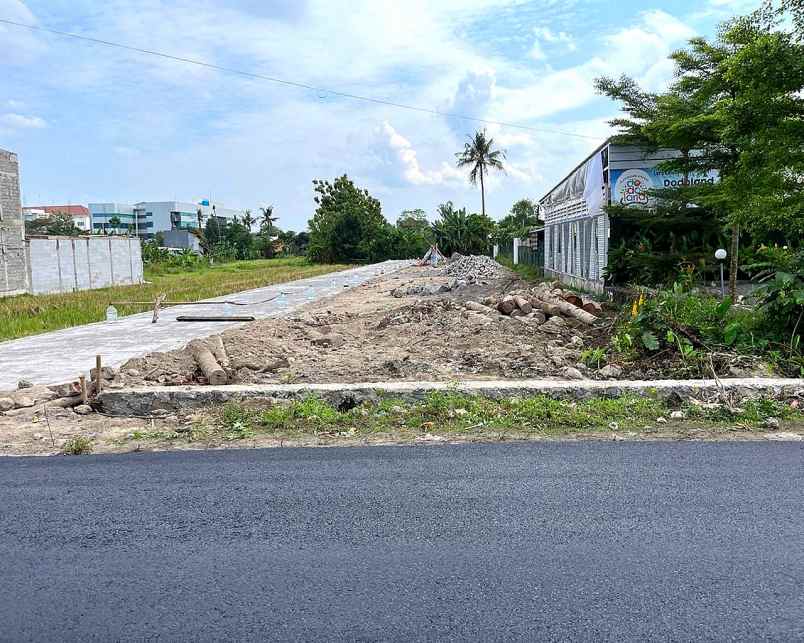dijual tanah jogja di banyuradeni mangku jalan aspal