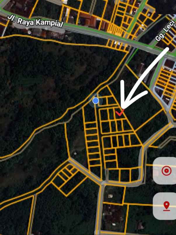 dijual tanah kampial