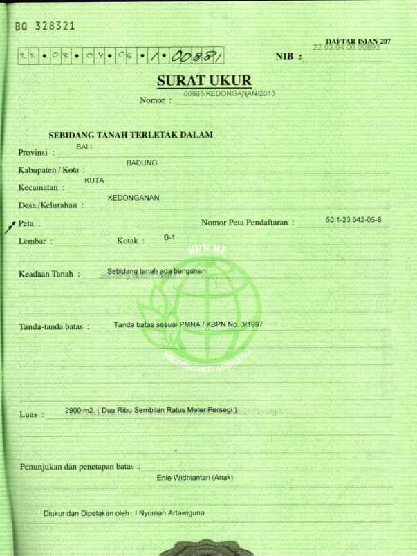 dijual tanah kelan tuban