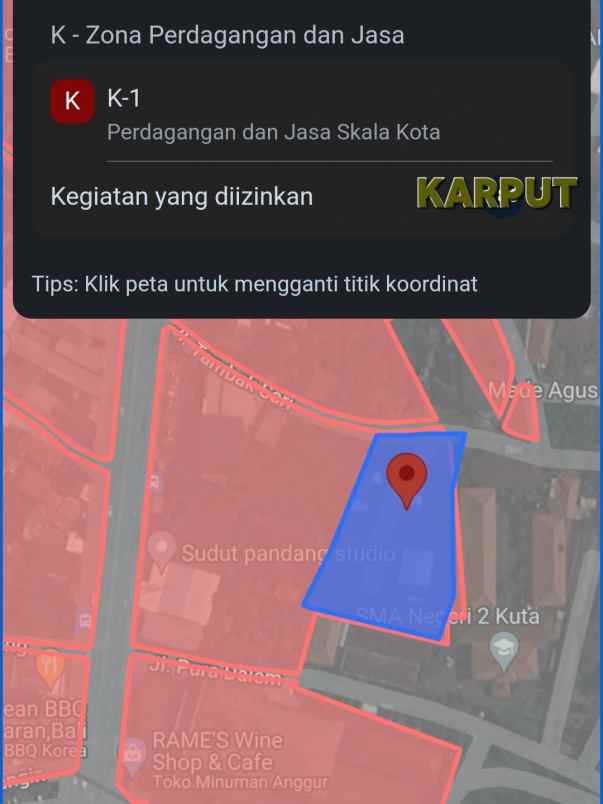 dijual tanah kelan tuban