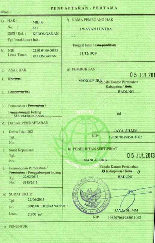 dijual tanah kelan tuban