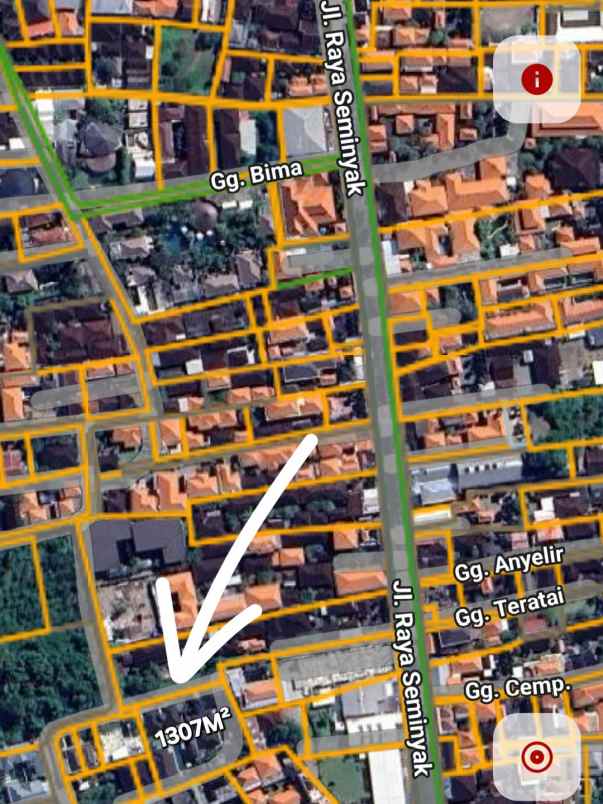 dijual tanah legian seminyak