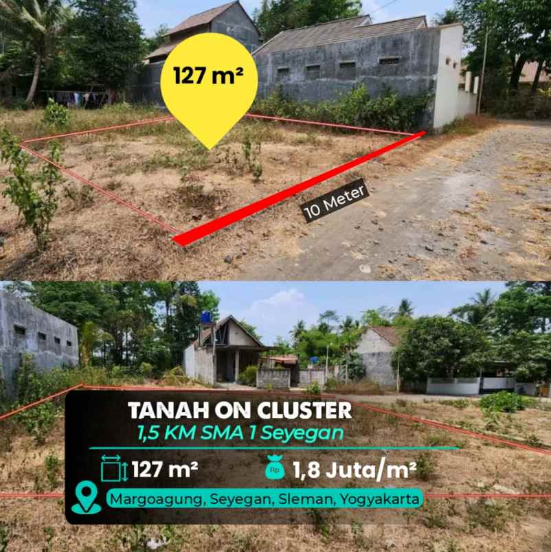 dijual tanah margoagung