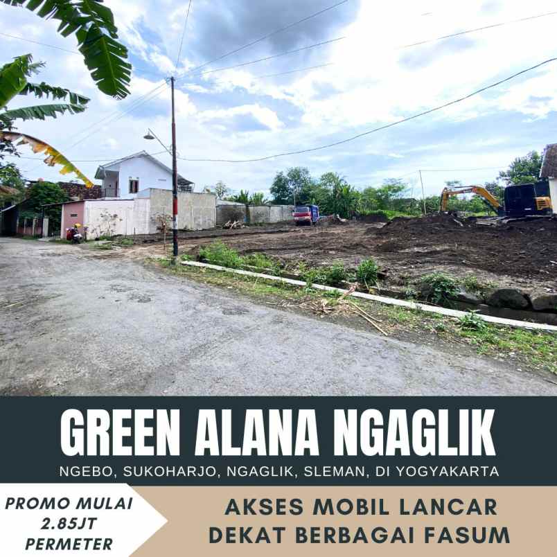 dijual tanah ngebo sukoharjo ngaglik