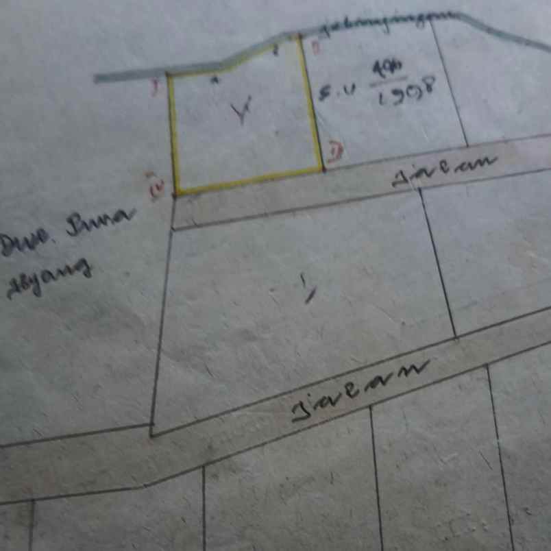 dijual tanah padonan betaka