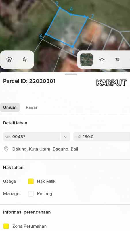 dijual tanah padonan betaka