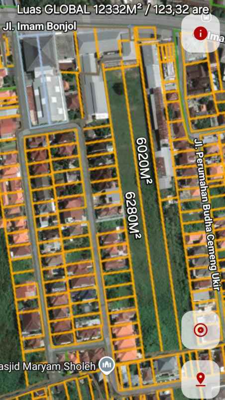 dijual tanah pemecutan kelod