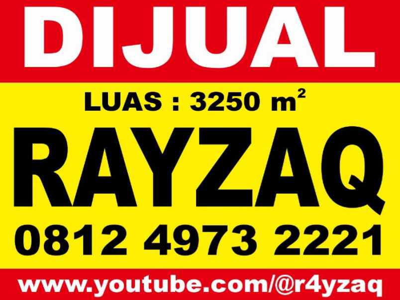 dijual tanah raya panglima sudirman