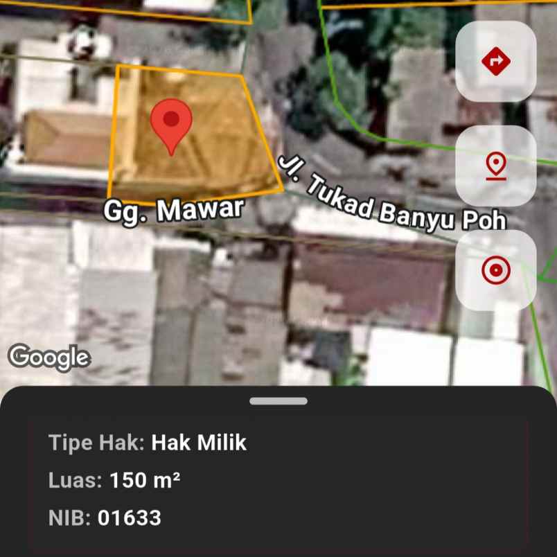 dijual tanah sesetan
