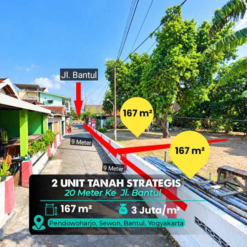 dijual tanah sewon
