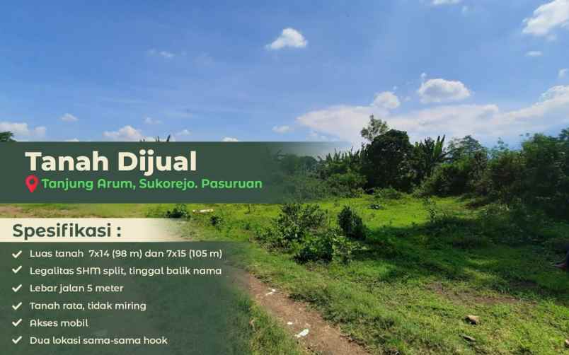 dijual tanah tanjungsari tanjungarum