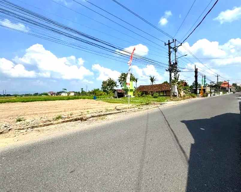 dijual tanah yogyakarta di kalasan dekat candi kedulan
