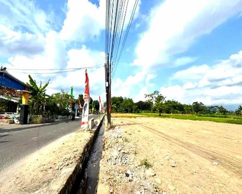 dijual tanah yogyakarta di kalasan dekat candi kedulan