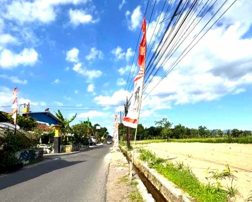 dijual tanah yogyakarta di kalasan dekat candi kedulan