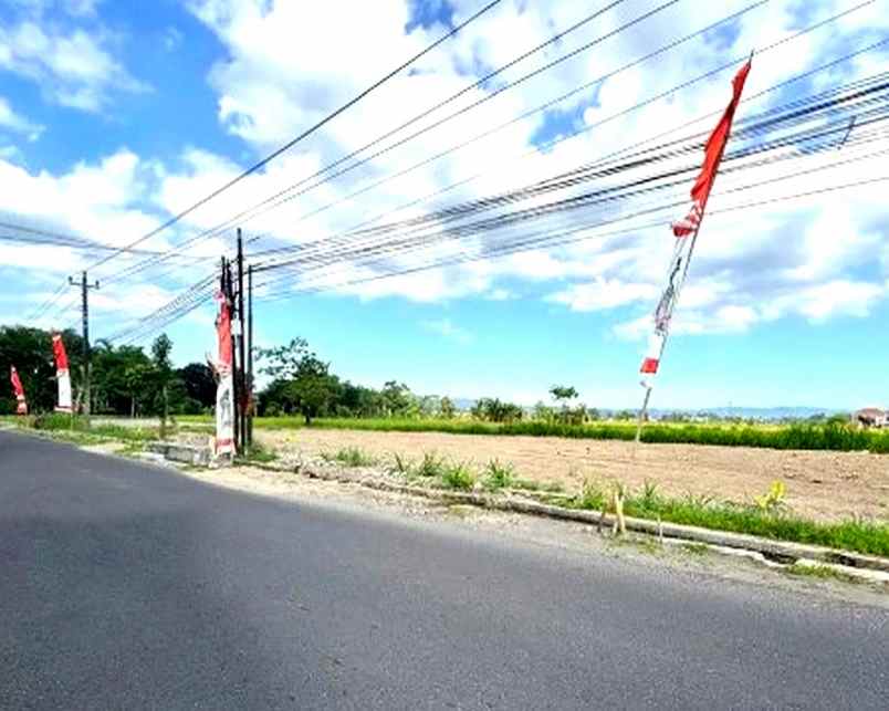 dijual tanah yogyakarta di kalasan dekat candi kedulan