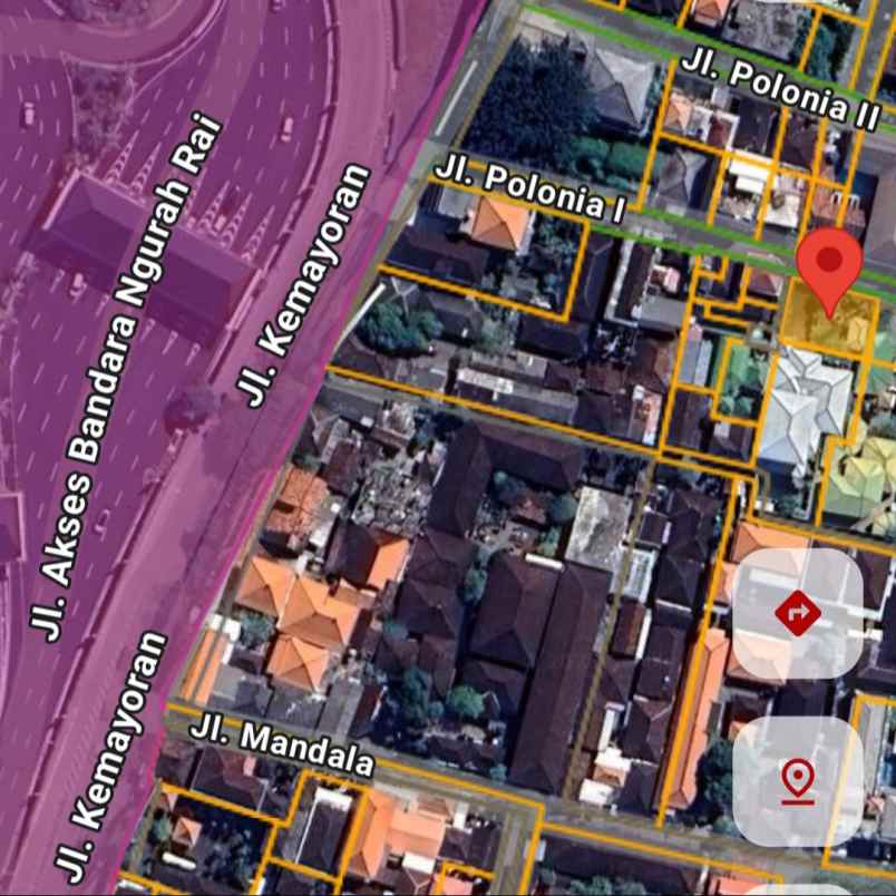 dijual villa depan bandara