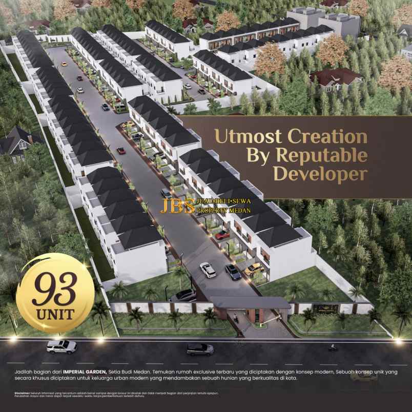 dijual villa imperial garden jalan