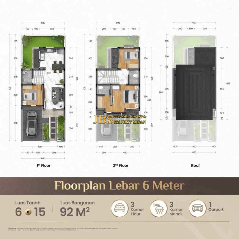 dijual villa imperial garden jalan