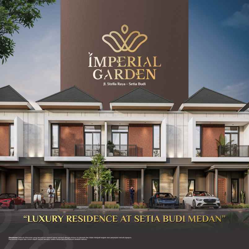 dijual villa imperial garden jalan