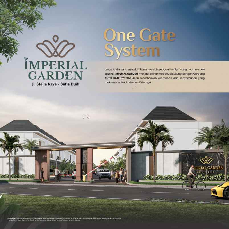 dijual villa imperial garden jalan