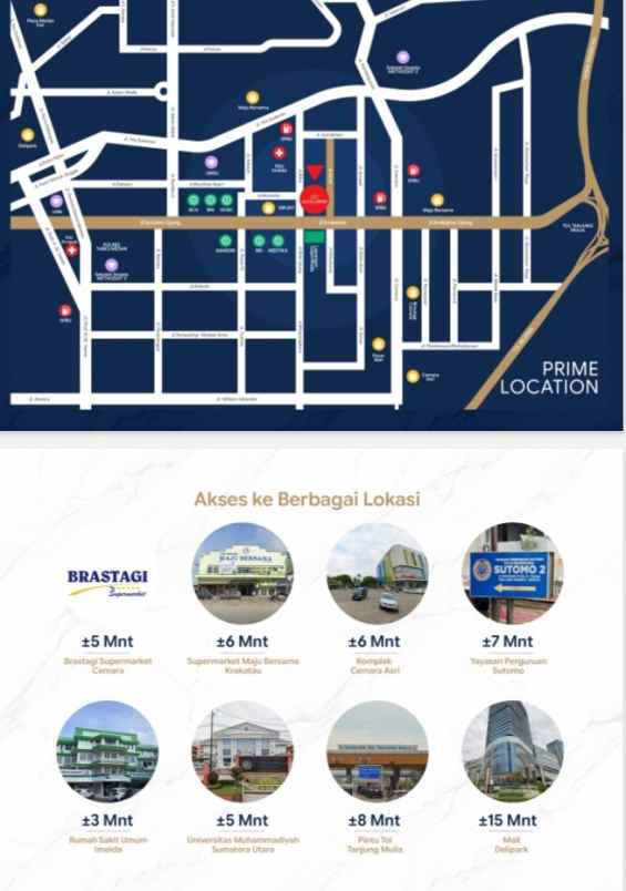 dijual villa jalan amal krakatau cemara
