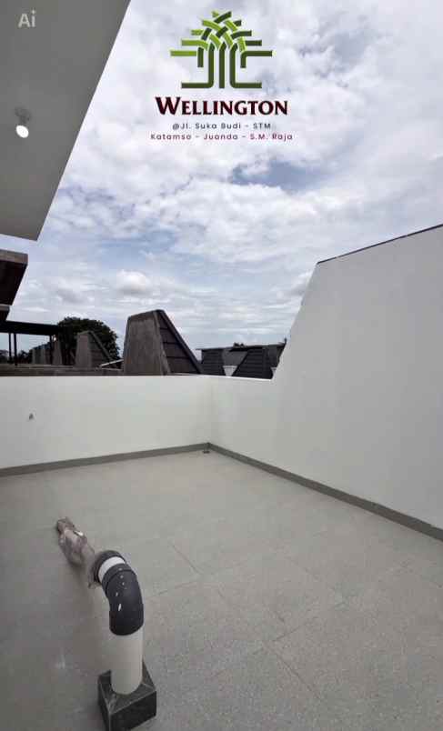 dijual villa jalan suka budi katamso