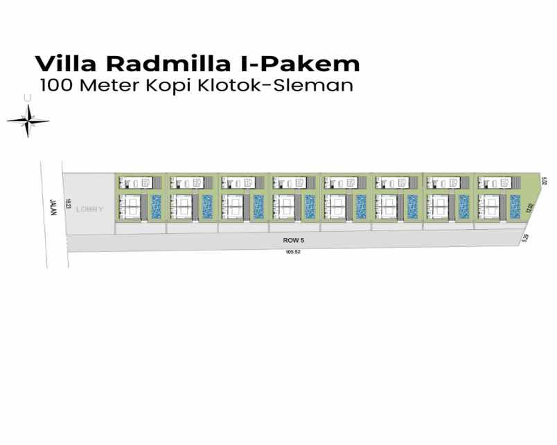 dijual villa jl cangkringan sukanan