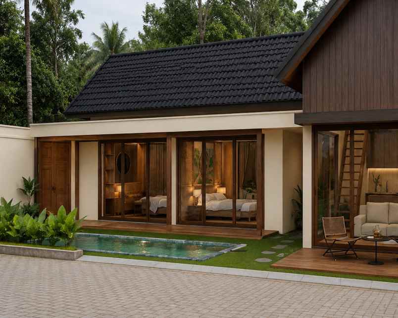 dijual villa jl cangkringan sukanan