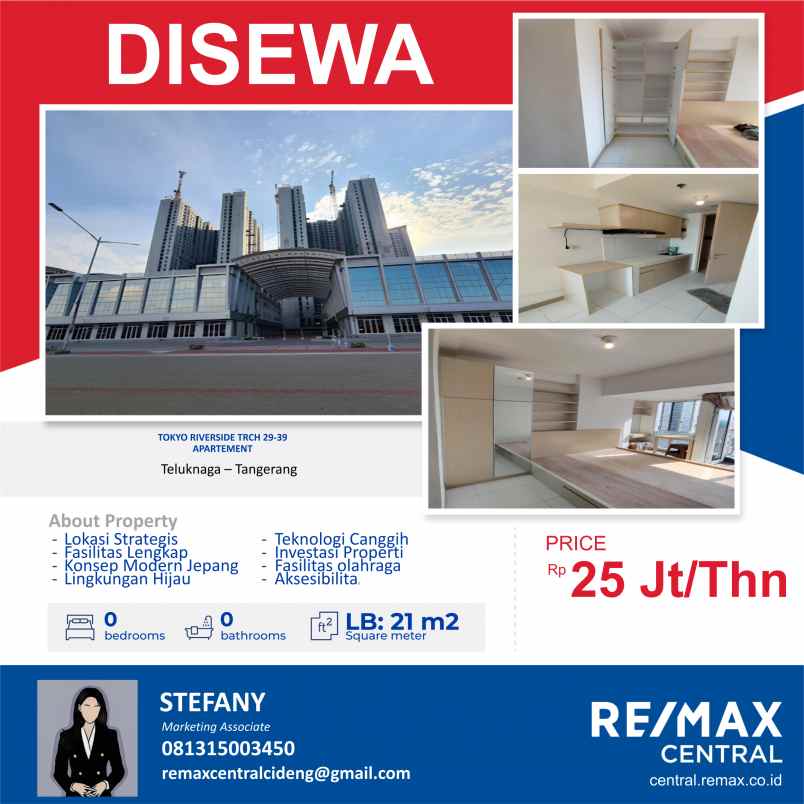 disewa di sewa tokyo riverside apartement