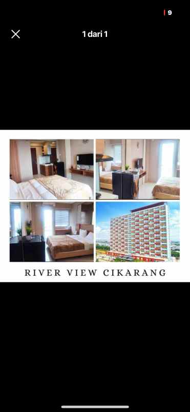 disewakan apartement full furnished type studio