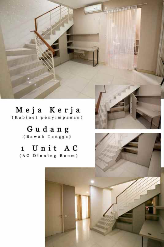 disewakan ready furnish rumah the greenlake cm